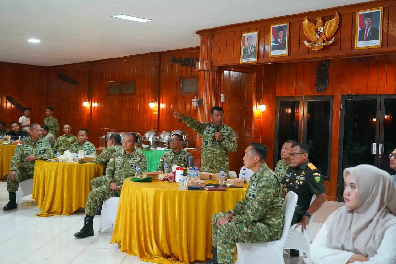 Pangdam XXIV/MT Kejar Target Cetak Sawah, Minta Laporan Harus Sesuai Kondisi Lapangan