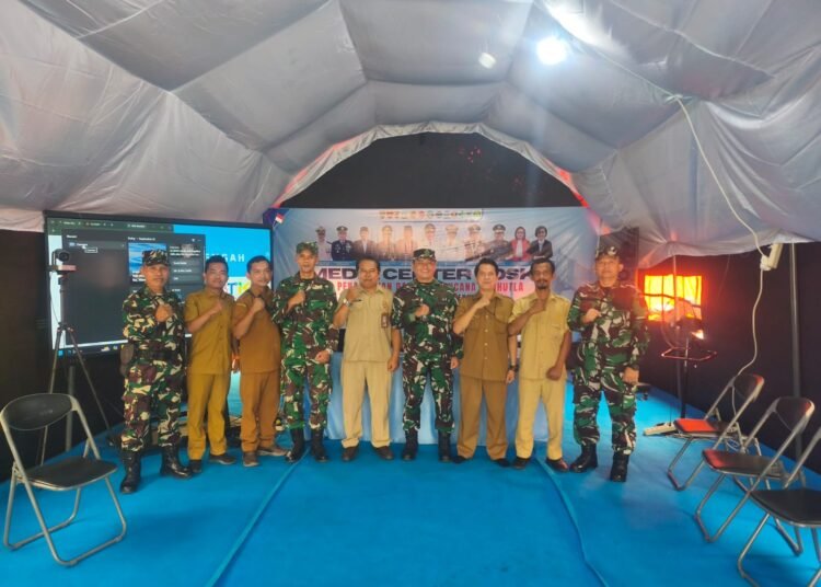 TIM KARHUTLA MABESAD EDUKASI PELAJAR KALTENG TENTANG DAMPAK KARHUTLA MELALUI VICON