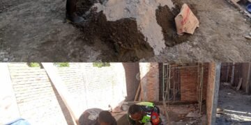 Pembangunan Rumah Warga di Liceh Dikerjakan Bersama, Babinsa Turun Langsung