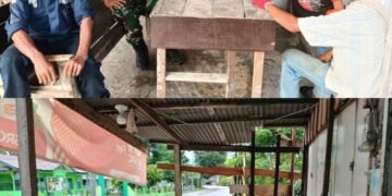 Menjaga Kerukunan dan Keamanan, Pesan Babinsa Saat Komsos di Drien Rampak Aceh Barat