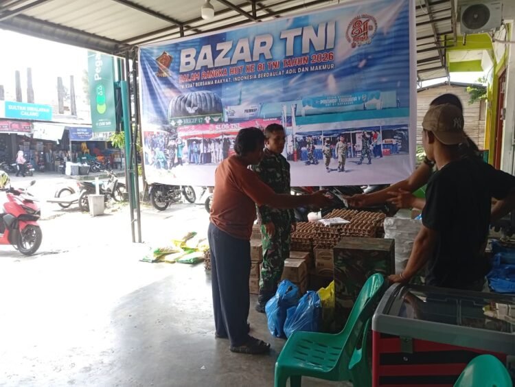 Bazar Murah HUT ke-81 TNI di Aceh Jaya, Warga Bisa Dapatkan Bahan Pokok dengan Harga Terjangkau