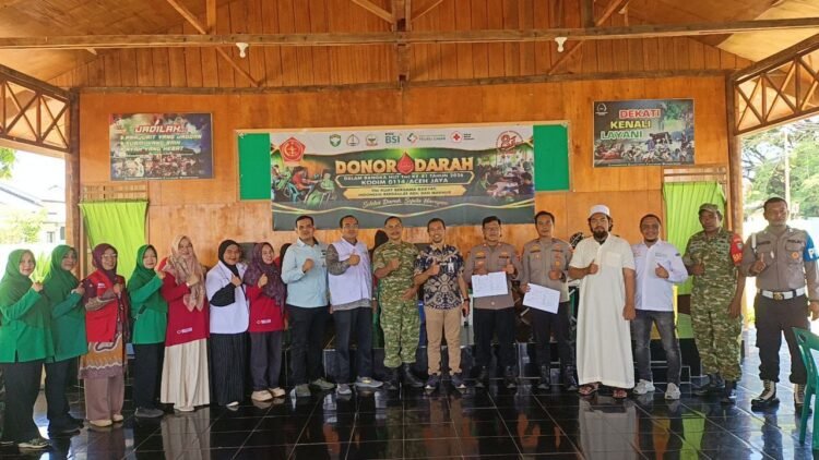 HUT ke-81 TNI, Kodim 0114/Aceh Jaya Kumpulkan Darah untuk Masyarakat