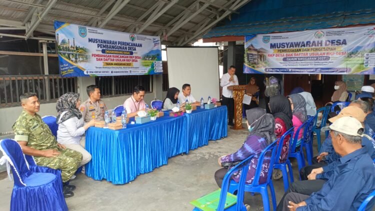 RKPDes 2027 Disusun Partisipatif, Babinsa Perkuat Sinergi di Musdes Kertak Hanyar II