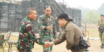 KASDAM XXII/TAMBUN BUNGAI TINJAU LATIHAN PEMBINAAN SATUAN YONIF 631/ANTANG DI PALANGKA RAYA