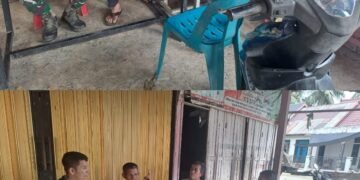 Dari Memberi Pakan hingga Komsos, Serda Haswin Ikuti Aktivitas Peternak di Suak Timah