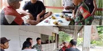 Komsos di Sua Sua Jadi Cara Babinsa Simtim Mengetahui Kondisi Warga Secara Langsung
