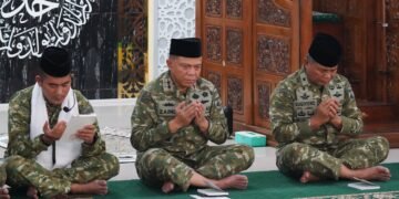 Kodam XXII/Tambun Bungai Gelar Doa Bersama dalam rangka HUT Ke-81 TNI
