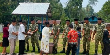 Kasih Minggu Yonif TP 859/RBK Hadir di GKI Alfa & Omega, Kerukunan Jadi Pesan Utama