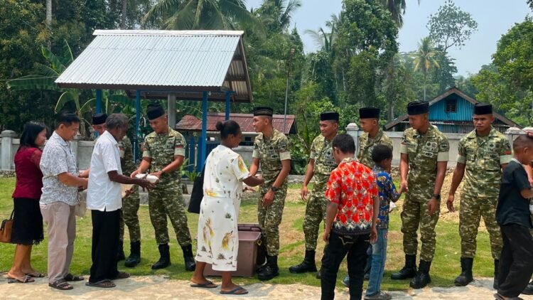 Kasih Minggu Yonif TP 859/RBK Hadir di GKI Alfa & Omega, Kerukunan Jadi Pesan Utama