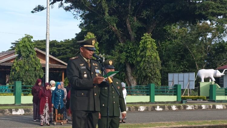 HUT ke-81 TNI, Kodim 0114/Aceh Jaya Teguhkan Semangat Pengabdian kepada Masyarakat