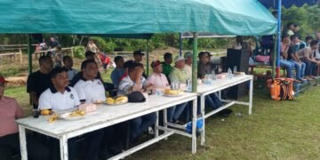 Danramil 01/Jaya Hadiri Pembukaan Turnamen HUT Pemuda Kareung Ateuh di Aceh Jaya