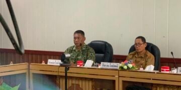PANGDAM XXII/TB DIWAKILI KAKUDAM HADIRI RAKOR PENGENDALIAN INFLASI DAERAH, BAHAS KENAIKAN HARGA BBM DAN TARIF ANGKUTAN UDARA