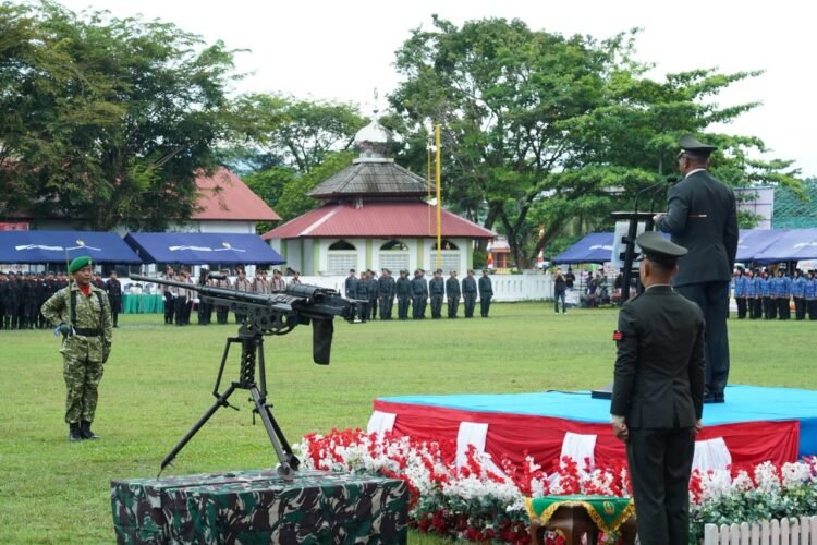 Danrem 012/TU Ajak Jaga Persatuan dalam Peringatan HUT ke-81 TNI di Aceh Barat