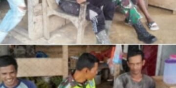 Bangun Komunikasi Terbuka, Babinsa Woyla Timur Berdialog Santai Bersama Masyarakat