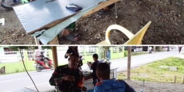 Bangun Suasana Kondusif, Babinsa Koramil 08/Arongan Lambalek Aktif Berkomunikasi dengan Warga