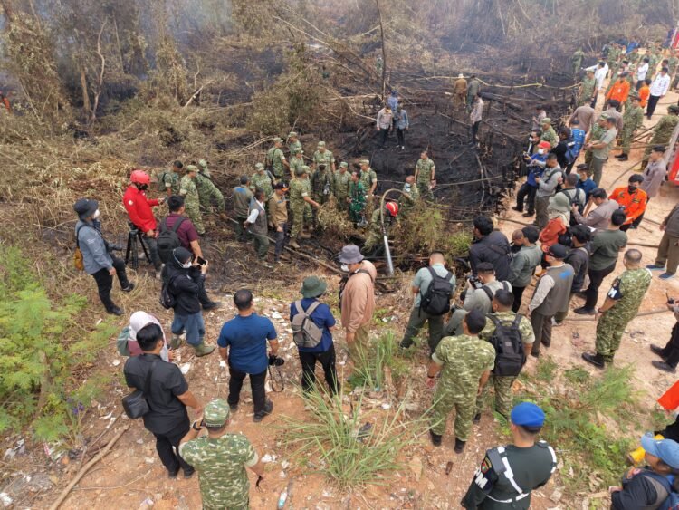 Penanganan Karhutla Jadi Fokus Kunjungan Kasad dan Kepala BNPB di Kalimantan Selatan