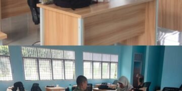 Komsos Babinsa di SMKN 1 Arongan Lambalek Perkuat Silaturahmi dengan Tenaga Pendidik
