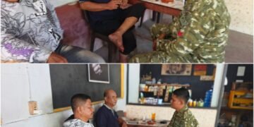 Babinsa Koramil 06/Teluk Dalam Ajak Masyarakat Cegah Karhutla dari Lingkungan Sendiri