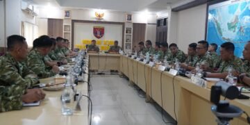 PANGDAM XXII/TB TEKANKAN PENGAWASAN PROGRAM KDKMP DAN PEMBANGUNAN JEMBATAN