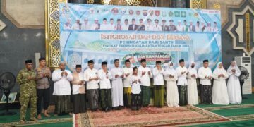 KABINTALJARAHDAM XXII/TB HADIRI ISTIGHOSAH PERINGATAN HARI SANTRI TINGKAT PROVINSI KALIMANTAN TENGAH