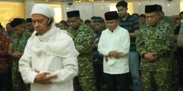 KODAM XXII/TB GELAR SHOLAT ISTISQA, PERKUAT DOA DAN KOMITMEN PENCEGAHAN KARHUTLA