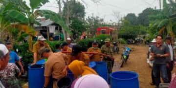 Sinergi TNI–Pemda, Bantuan Air Bersih Tiba di Desa Purwosari II