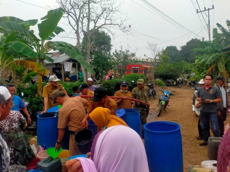 Sinergi TNI–Pemda, Bantuan Air Bersih Tiba di Desa Purwosari II