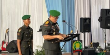Sertijab Dandim 1005/Barito Kuala Teguhkan Kesinambungan Pembinaan Teritorial