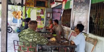 Babinsa dan Masyarakat Perkuat Langkah Pencegahan Karhutla di Aceh Jaya